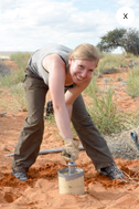 Sampling for OSL dating using hand and hydraulic augers in Nambia and Botswana