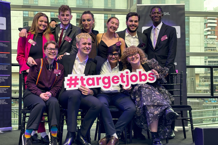 Undergraduate winners of target jobs awards including Alfie Davis