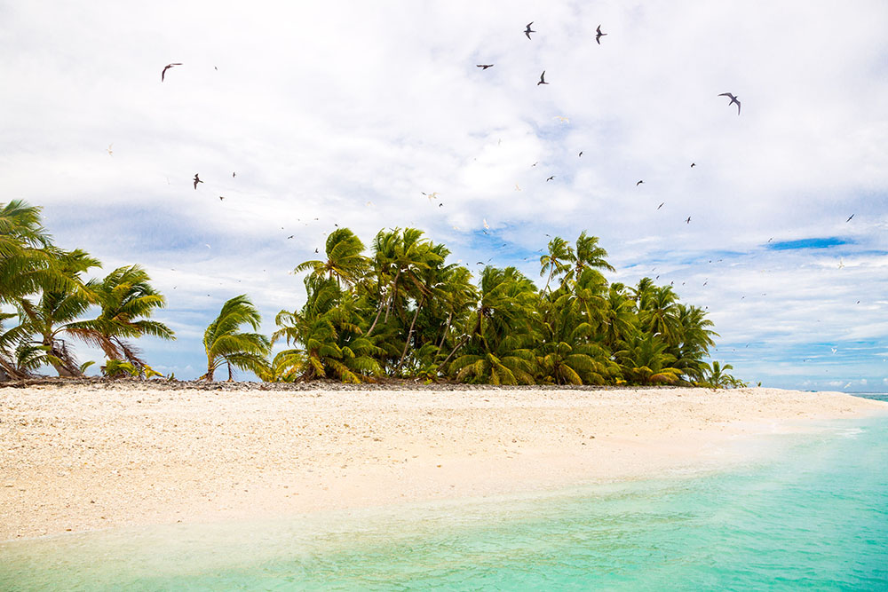 The Pacific Island nation of Tuvalu was highlighted as part of the conference's Anthropocene Islands session