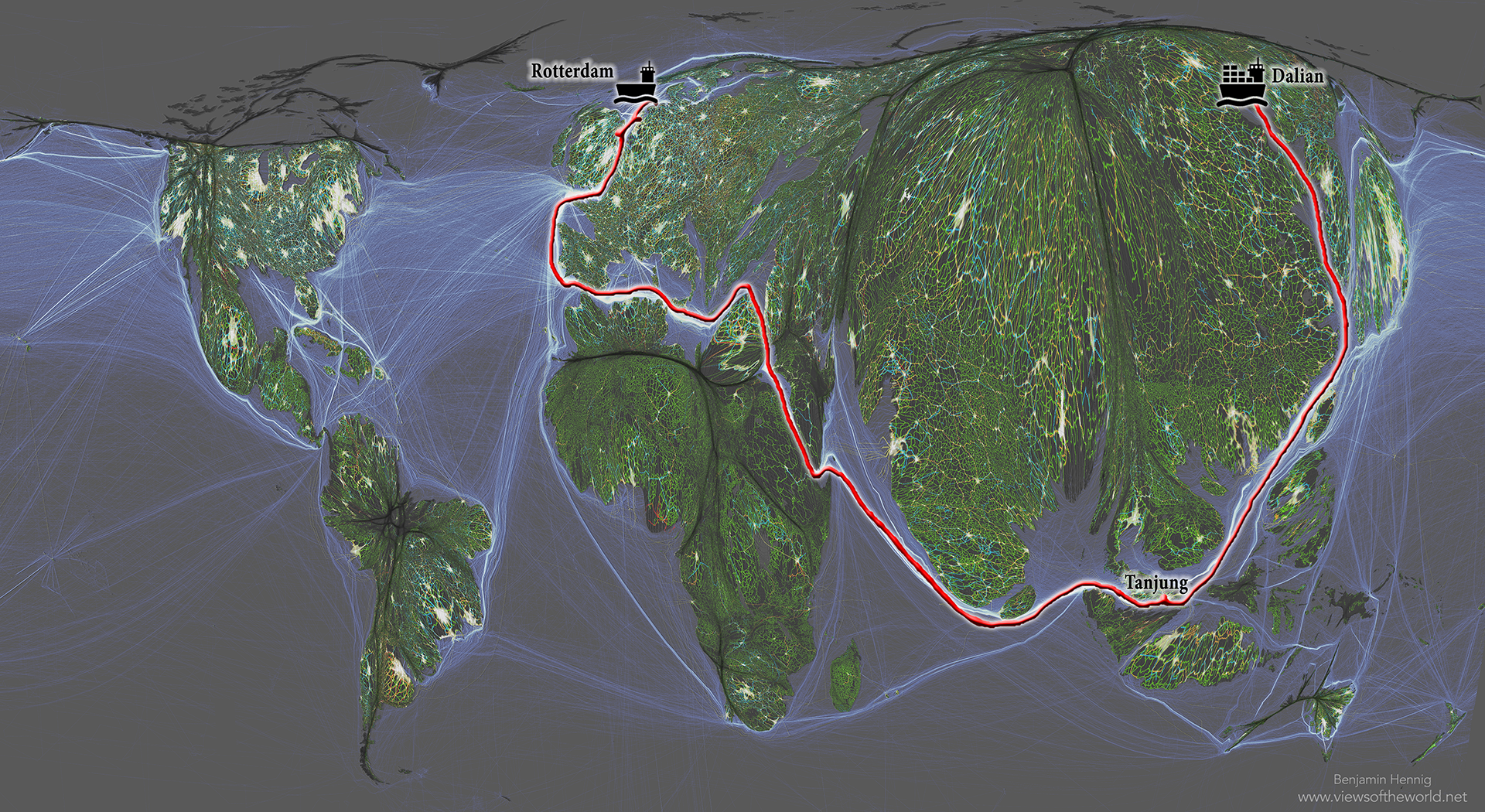 Map 2: Global connectivity