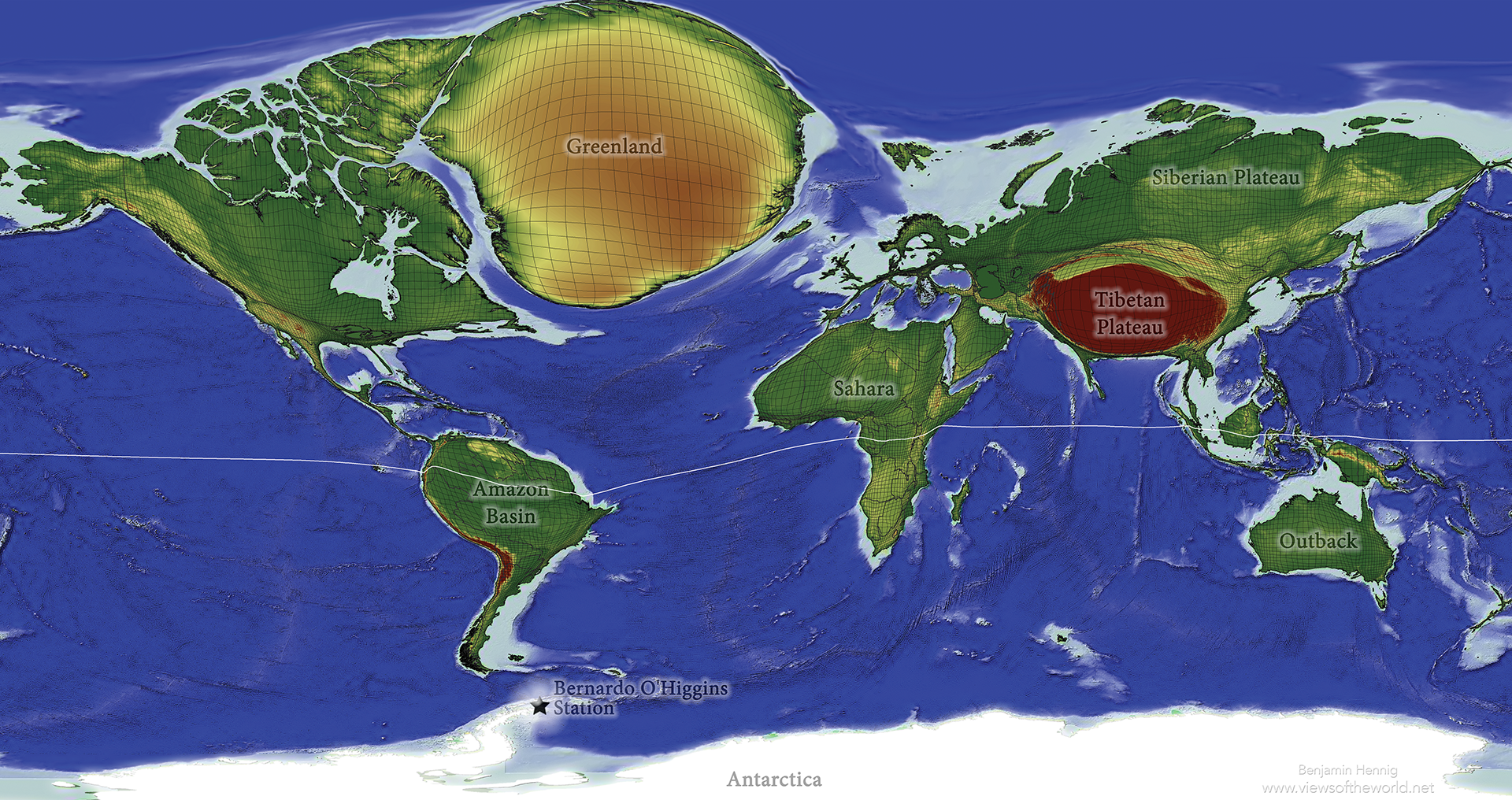Map 3: World's remotest places