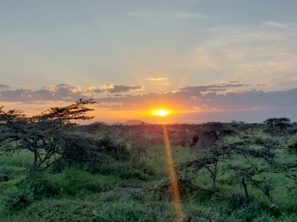 Sunset in Narok, Kenya. photo: Charlie Knight
