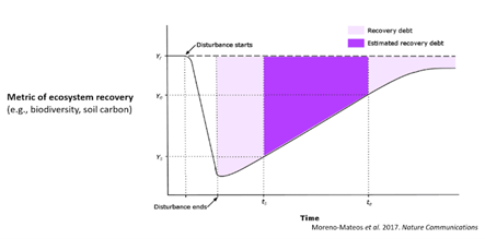 Figure 1. The concept of the recovery debt.