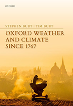 The cover of the 'Oxford Weather and Climate' book