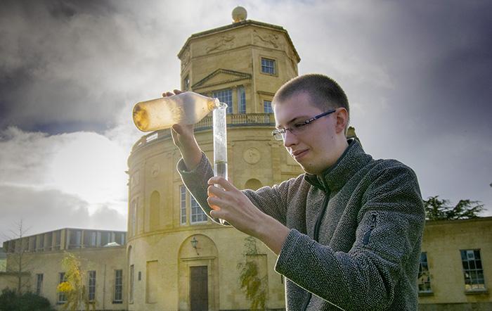 David Crowhurst at the  Radcliffe Meteorological Station