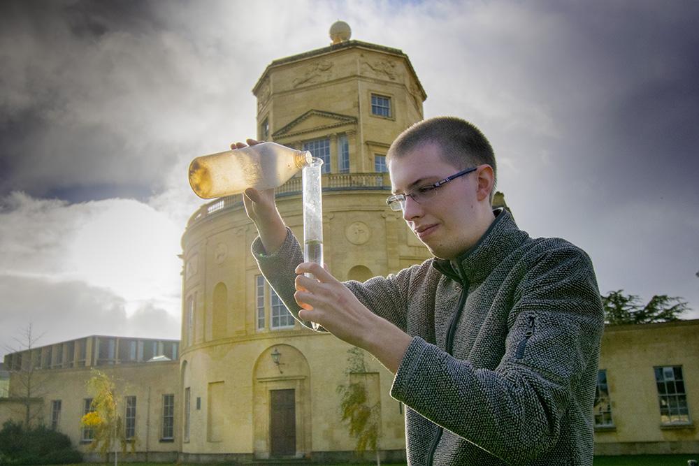 David Crowhurst at the  Radcliffe Meteorological Station