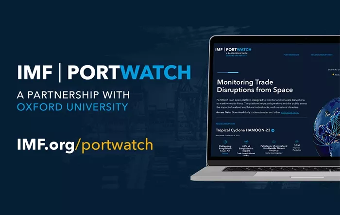 Portwatch: a collaboration between the International Monetary Fund and the University of Oxford.