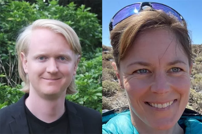 Dr Laurence Wainwright and Dr Chloe Strevens