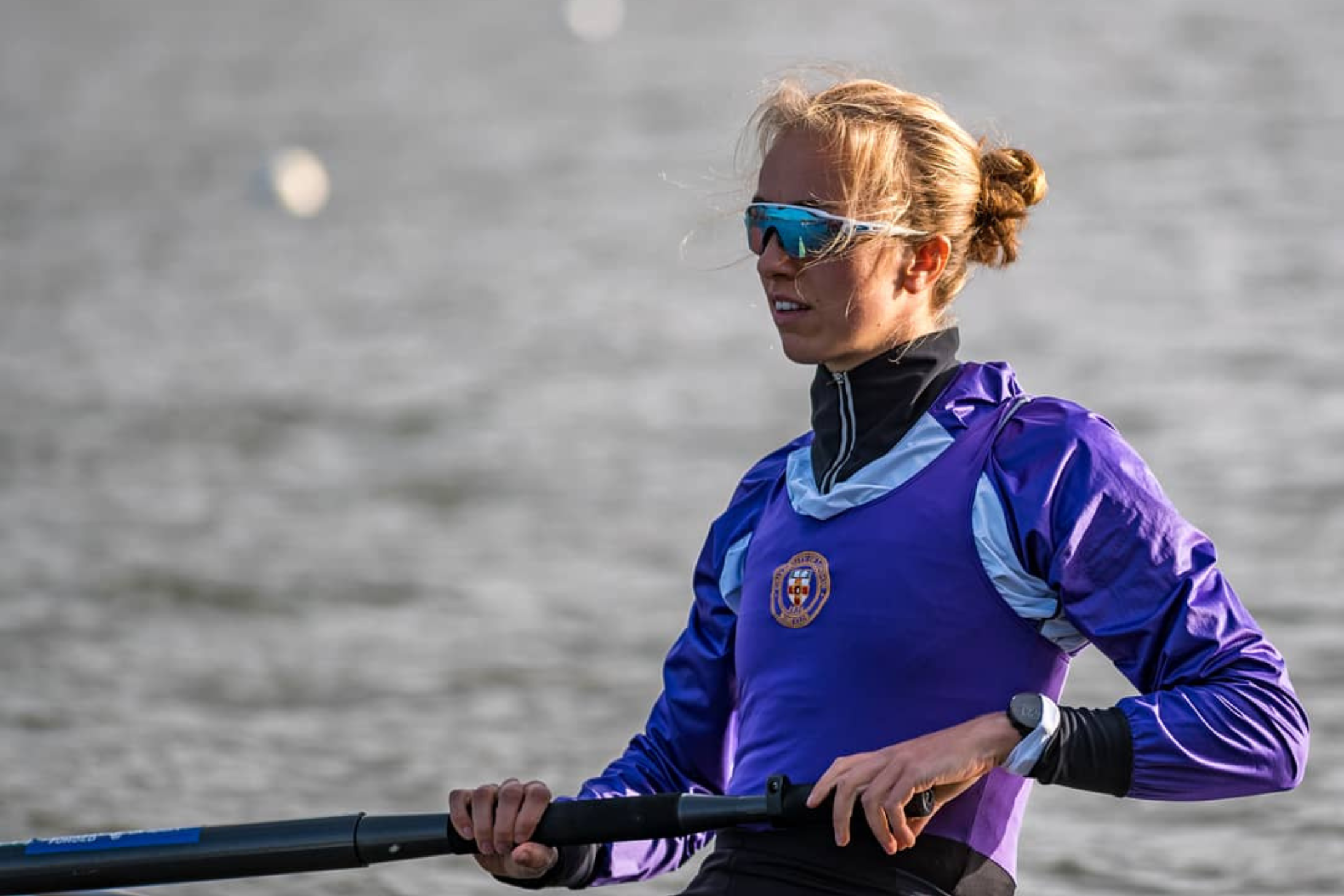 Oonagh Cousins rowing 