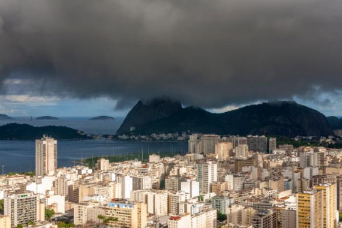 Brazil and raincloud