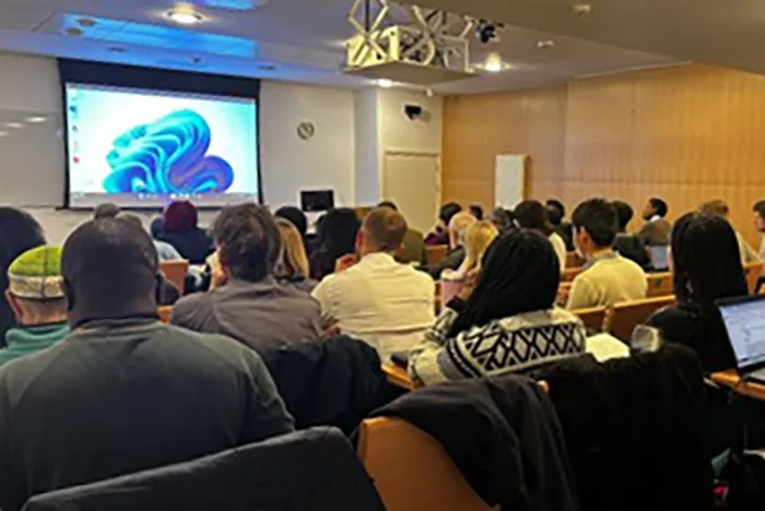 Attendees at the conference