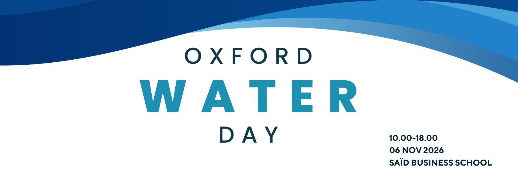 Oxford Water Day
